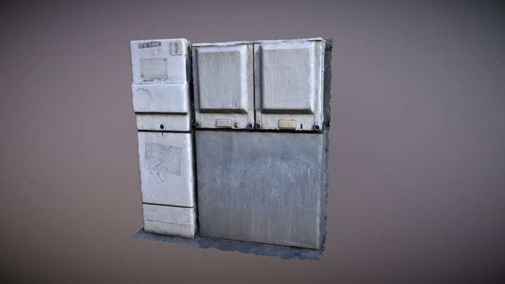 Bloc Electrique 3D Model