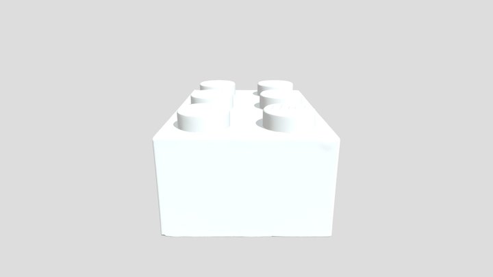 2x3 lego brick 3D Model
