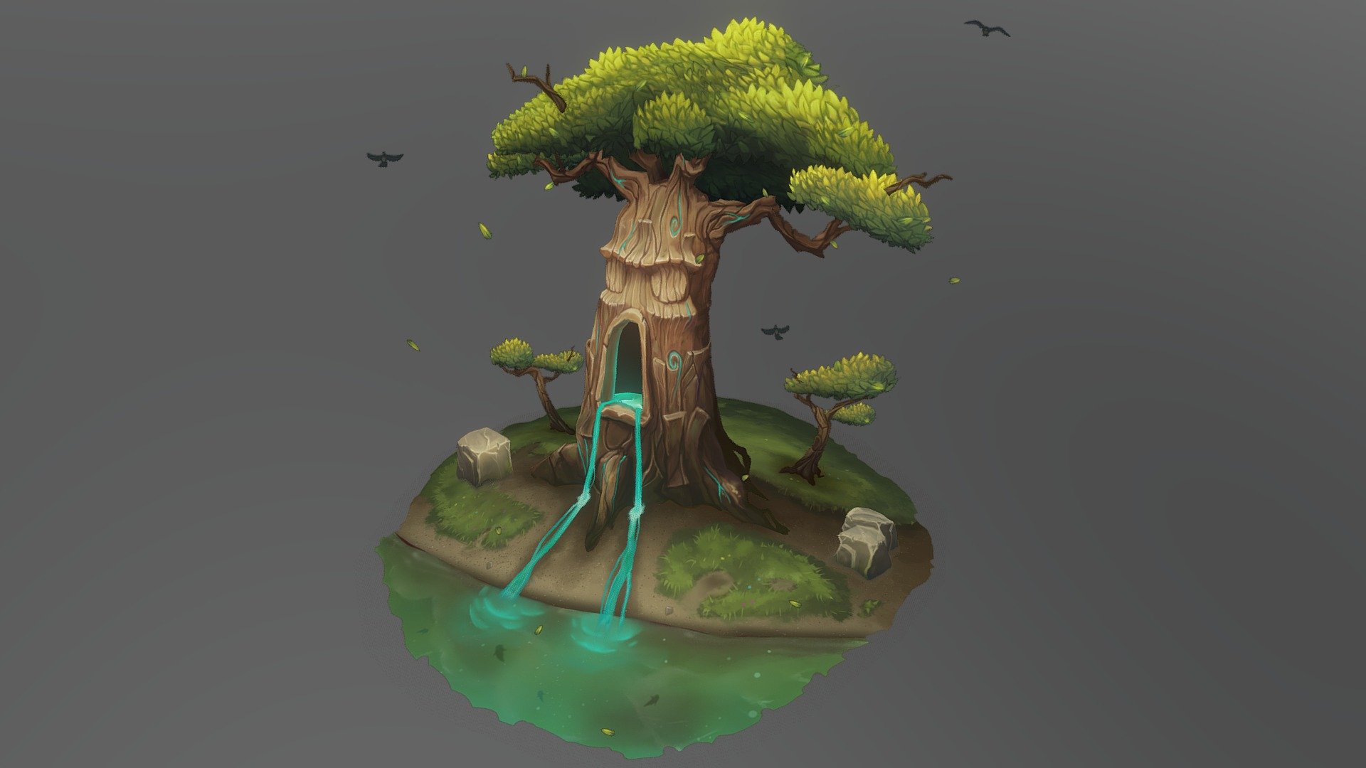 CGMA Stylized Asset Creation - 2.5D Tree