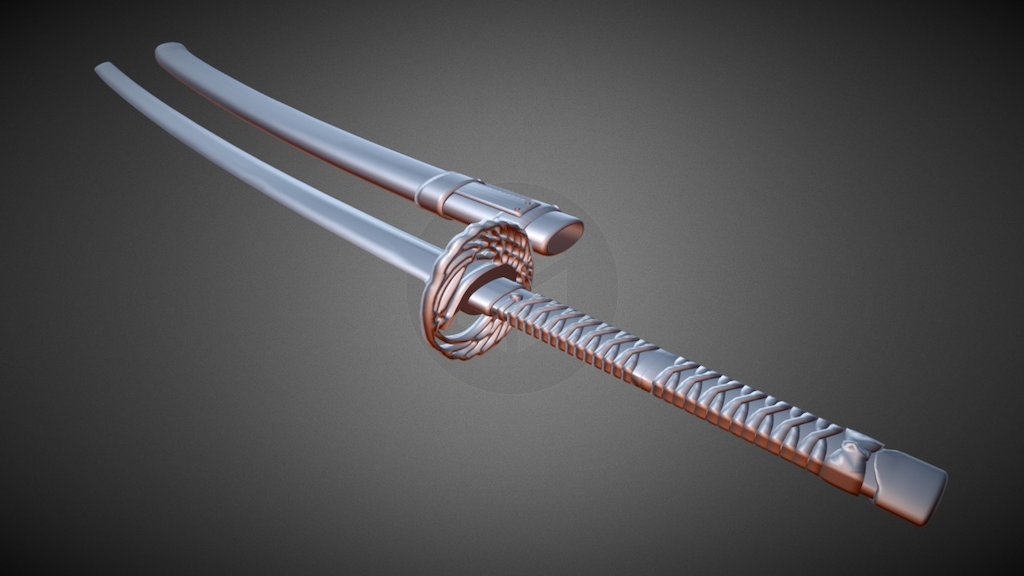 Katana - Download Free 3D model by Andre_Gladstone_Leite (@dexterkoller ...