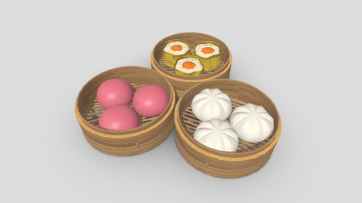 Dimsum 3D Model