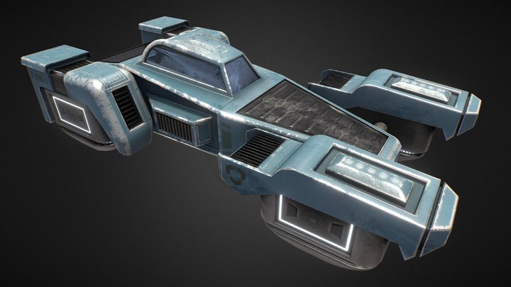 Sci-fi Car – Free 3D Model STL