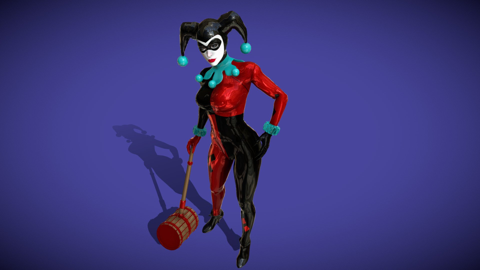 Harley quinn 90 3D model by Casttelan2 [65323ef] Sketchfab