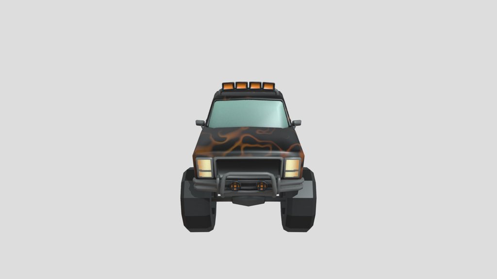 Monster Truck Fire