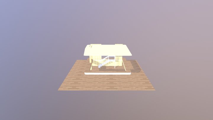 3052 вдоль стены 3D Model