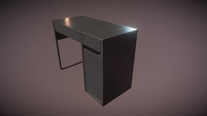 Living Room Furniture Pack - Desk 3D Model