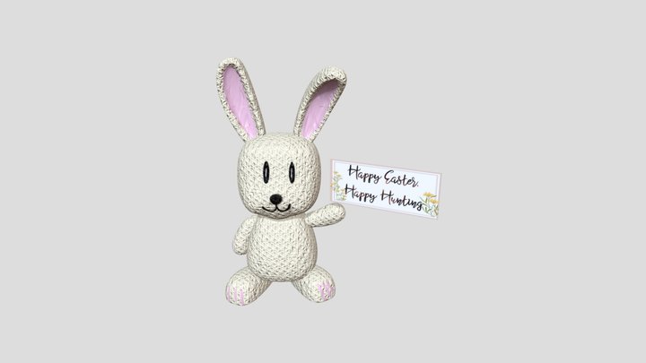 Cake Bunny 3D Model