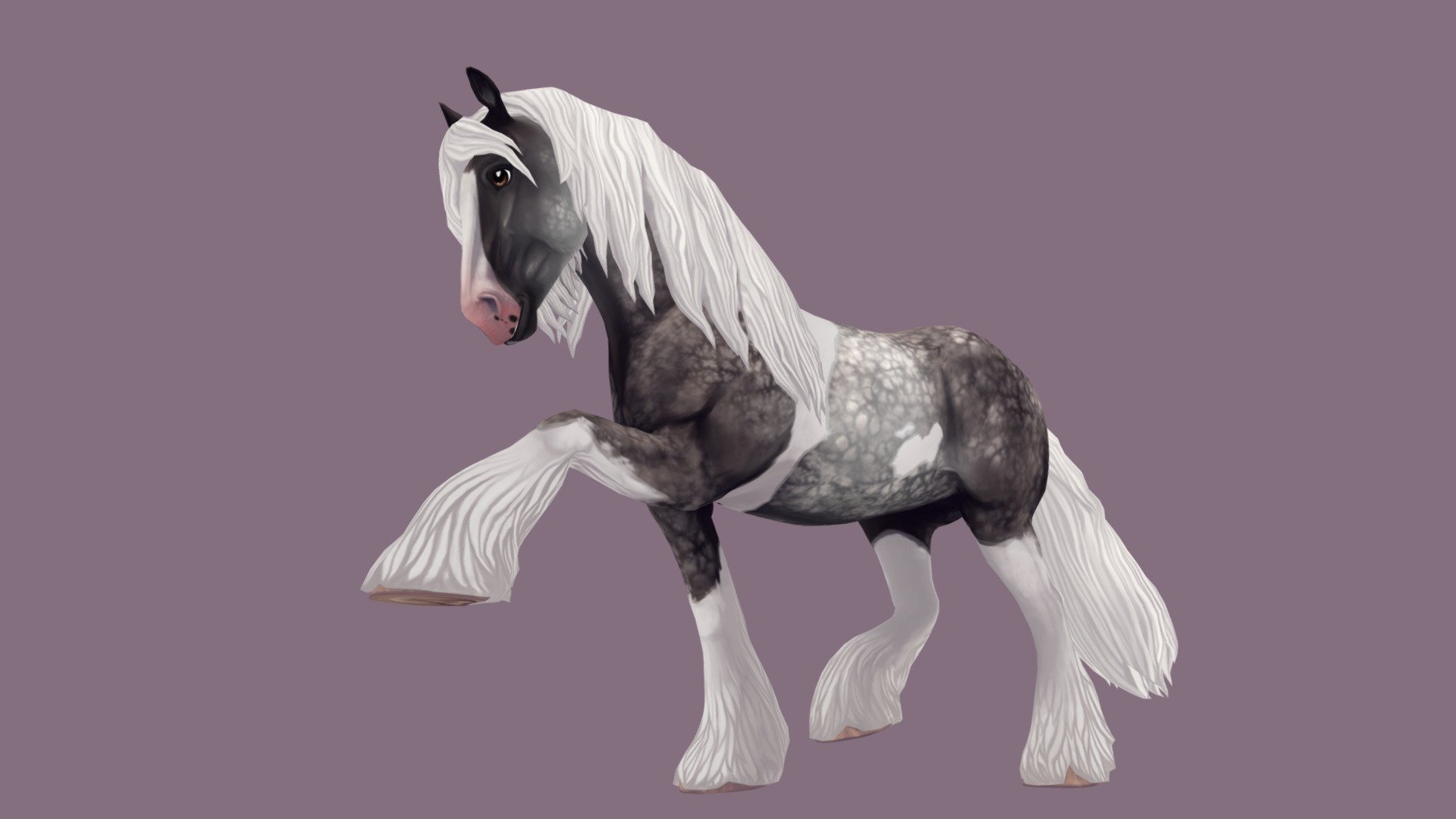 Tinker horse in Star Stable - 3D model by lisaws [6534c19] - Sketchfab