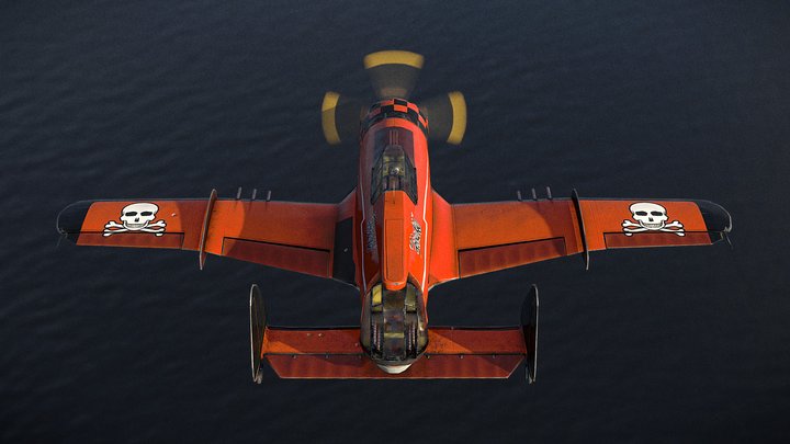 Fairchild F611 Brigand (from Crimson Skies) 3D Model