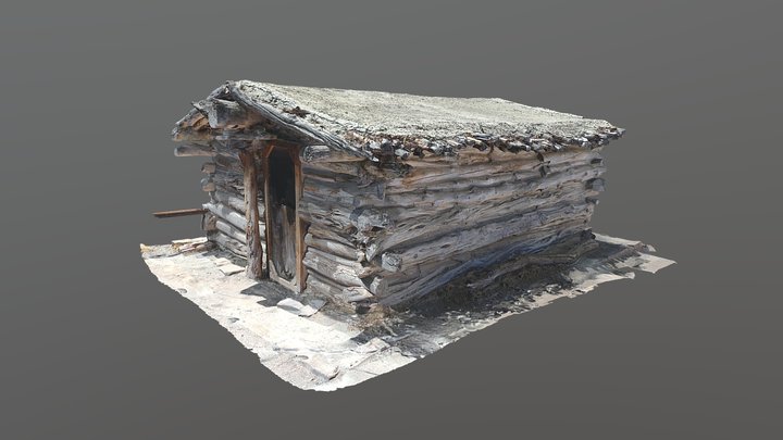 Arches NP - Post-Stab Wolfe Ranch Cabin Model 3D Model