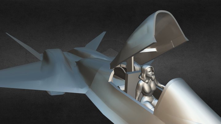 YF-23 Jailyn 3D Model