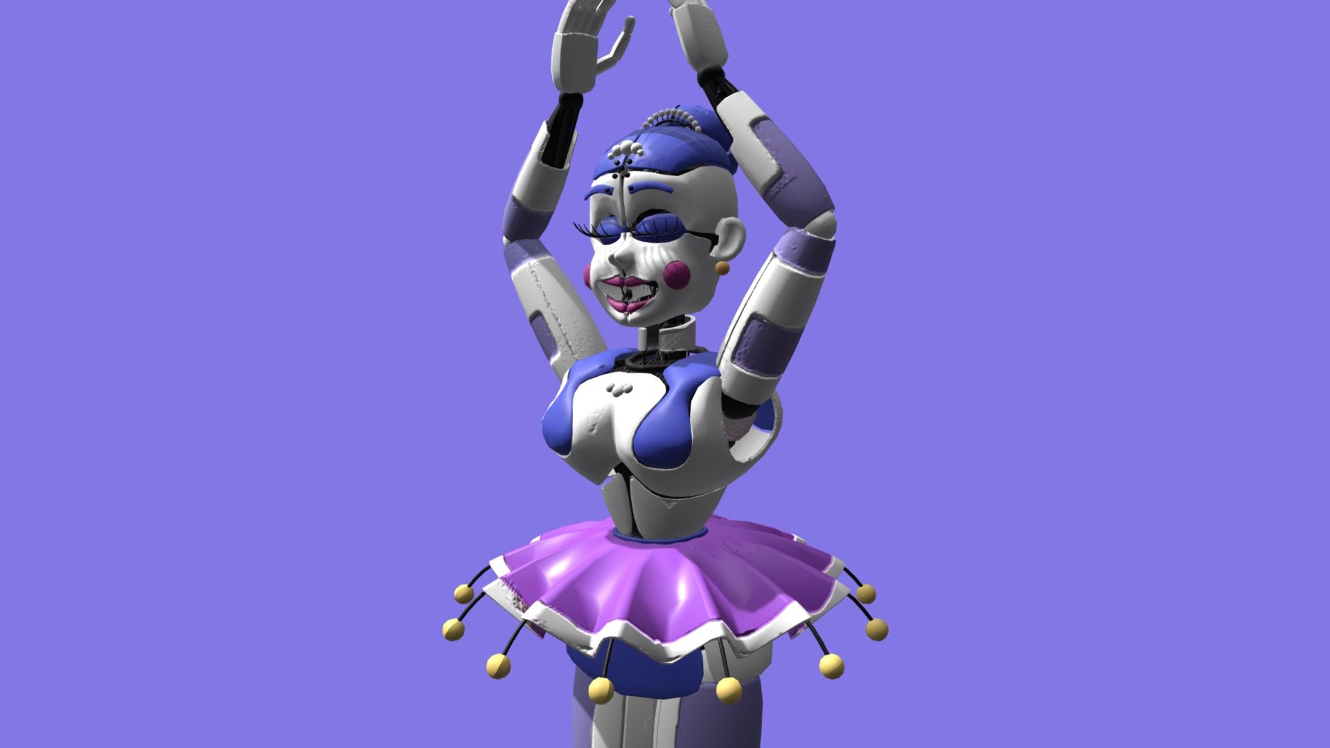 ballora help wanted retexture (with aim”s) - Download Free 3D model by ...