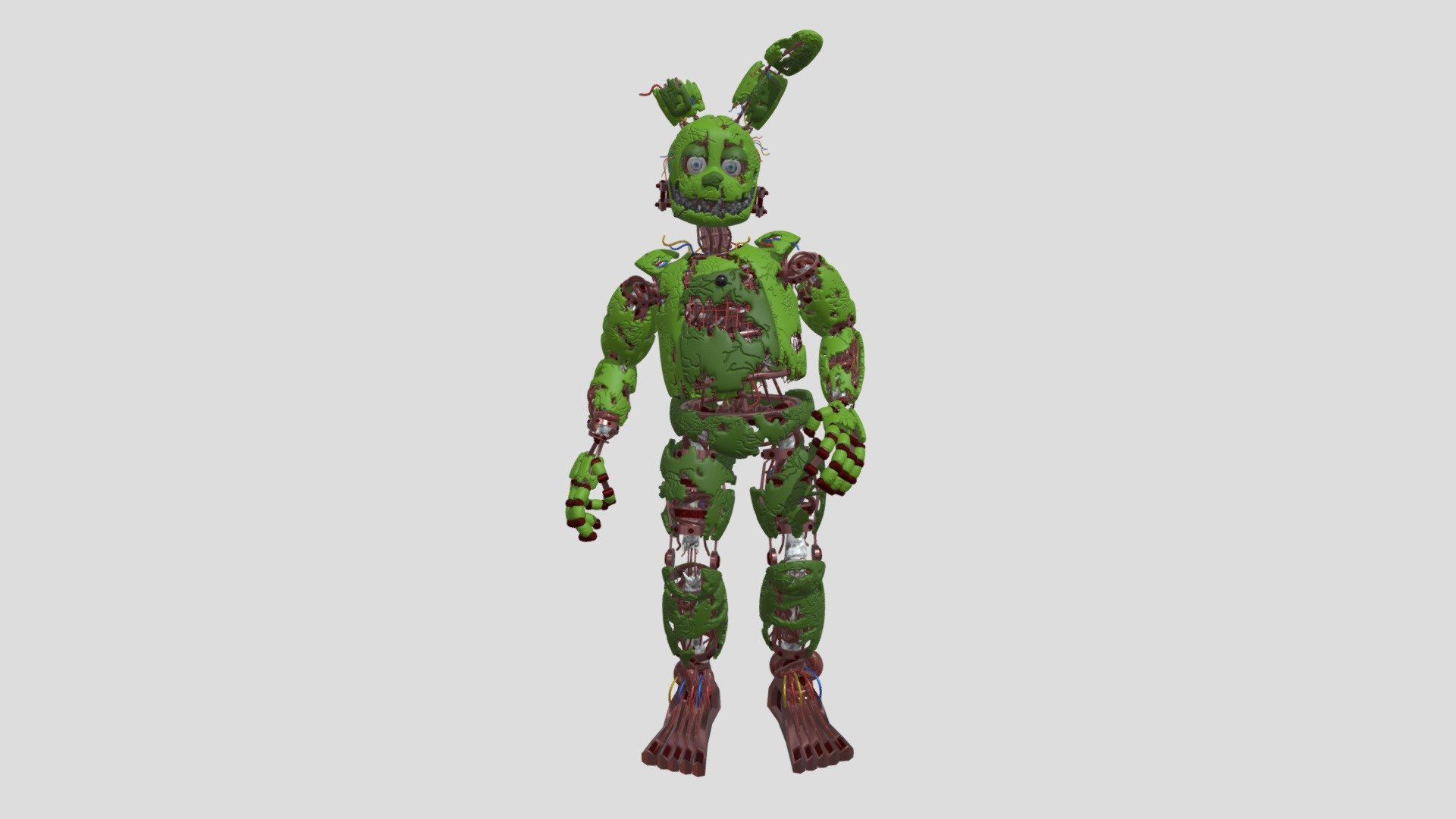 Springtrap Download Free 3d Model By Roxannetheartist945 Roxannetheartist945andfriends