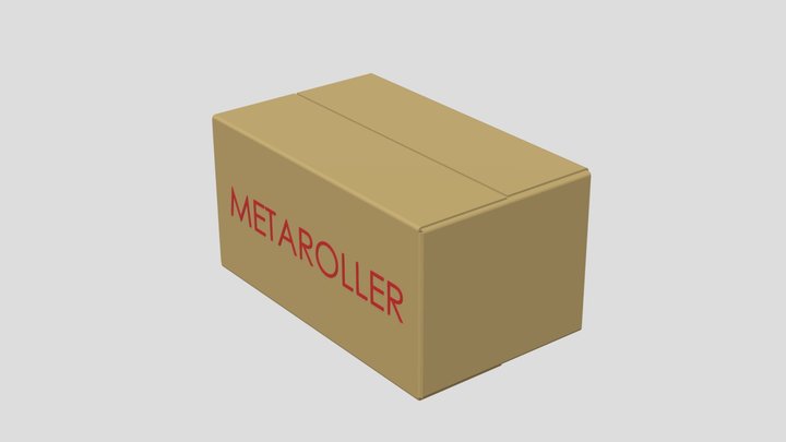 METAROLLER - Cardboard Box - 300X500X255 3D Model