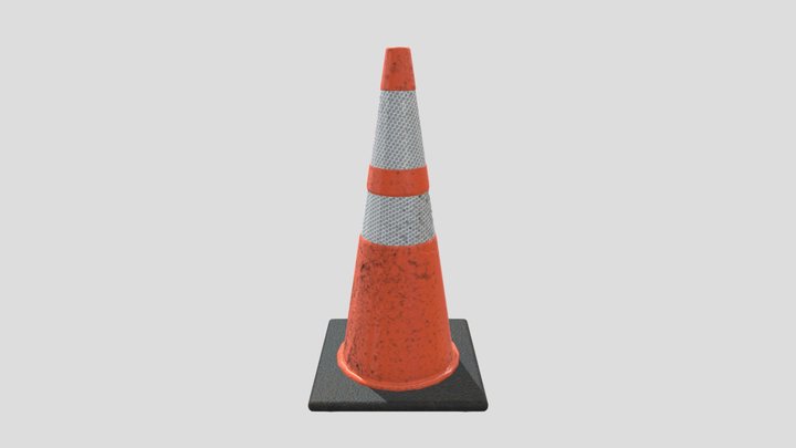 Construction Cone 3D Model