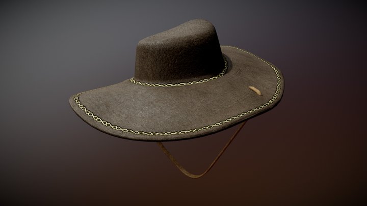 Chapeau Cowboy 3D Model