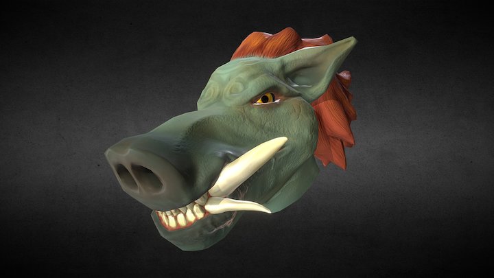 Pig Beast 3D Model