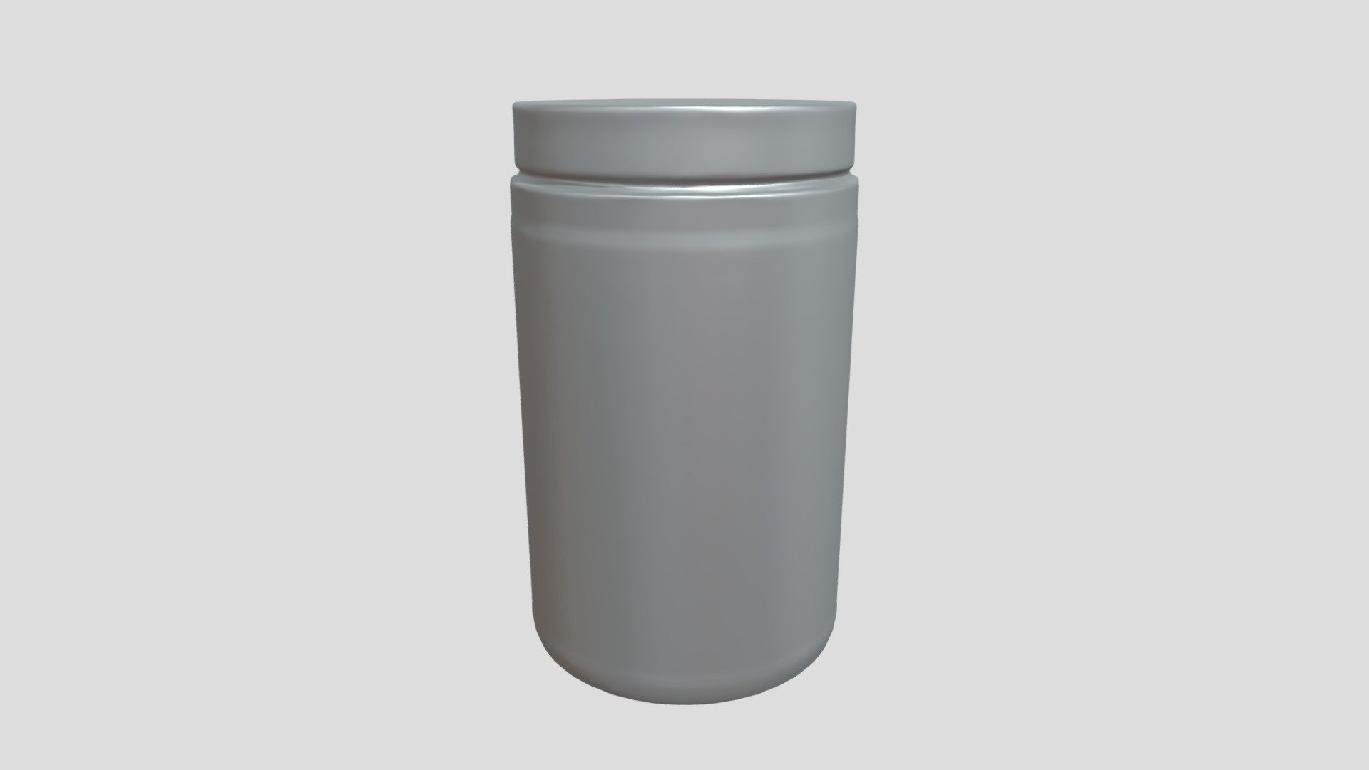 protein supplement container - 3D model by ariasadrehan [653a7f2 ...