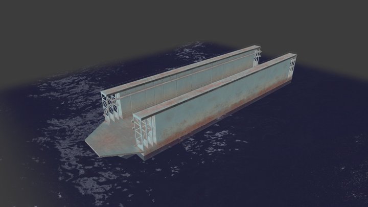 Floating Dock 2 3D Model