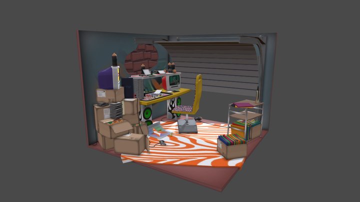 1DAE02_Bartyla_Sven_GameArtExam 3D Model