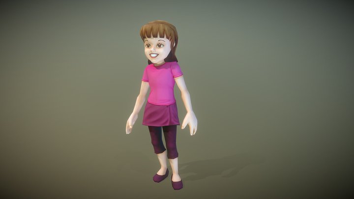 Girl 3D Model