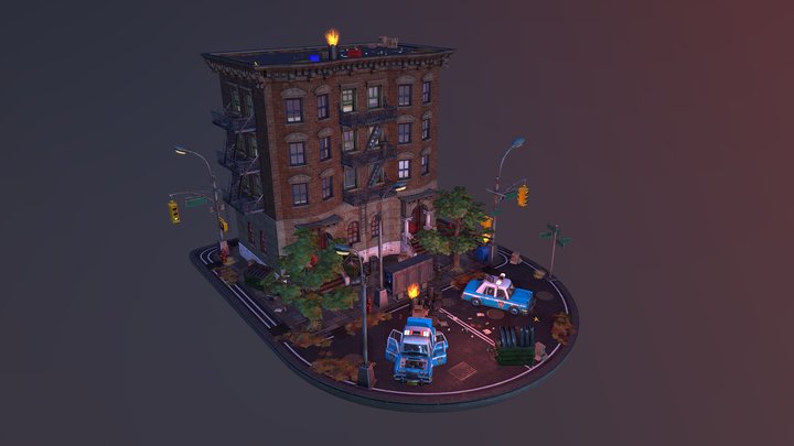 Critter Junction, NYC. 3D Model