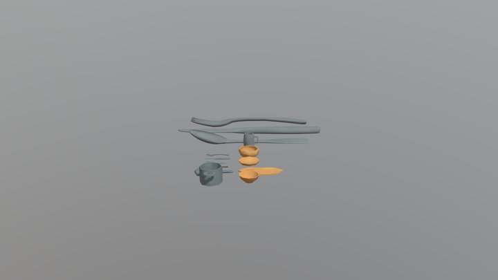 Dishes 3D Model