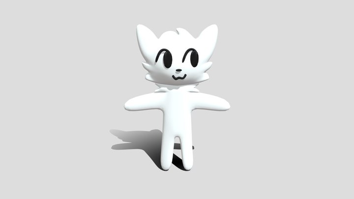 Silly Cat Sculpt Test (Unrigged) 3D Model