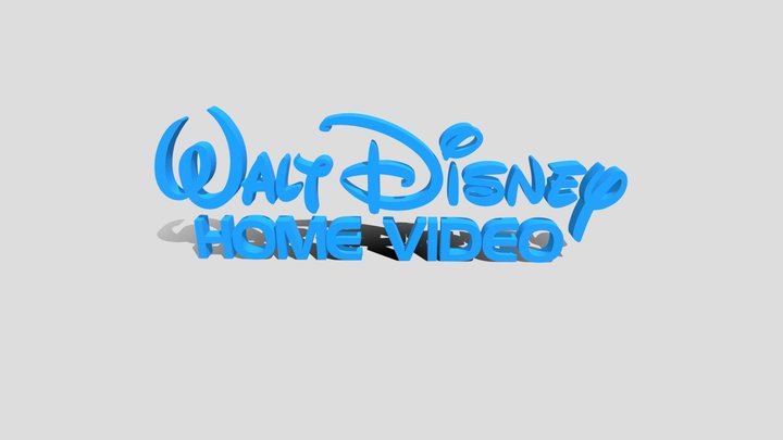 Walt Disney Home Video 1983 (International) 3D Model