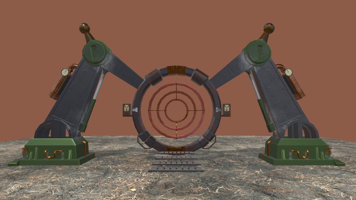 WorldSkill | Steampunk Teleporter. 3D Model