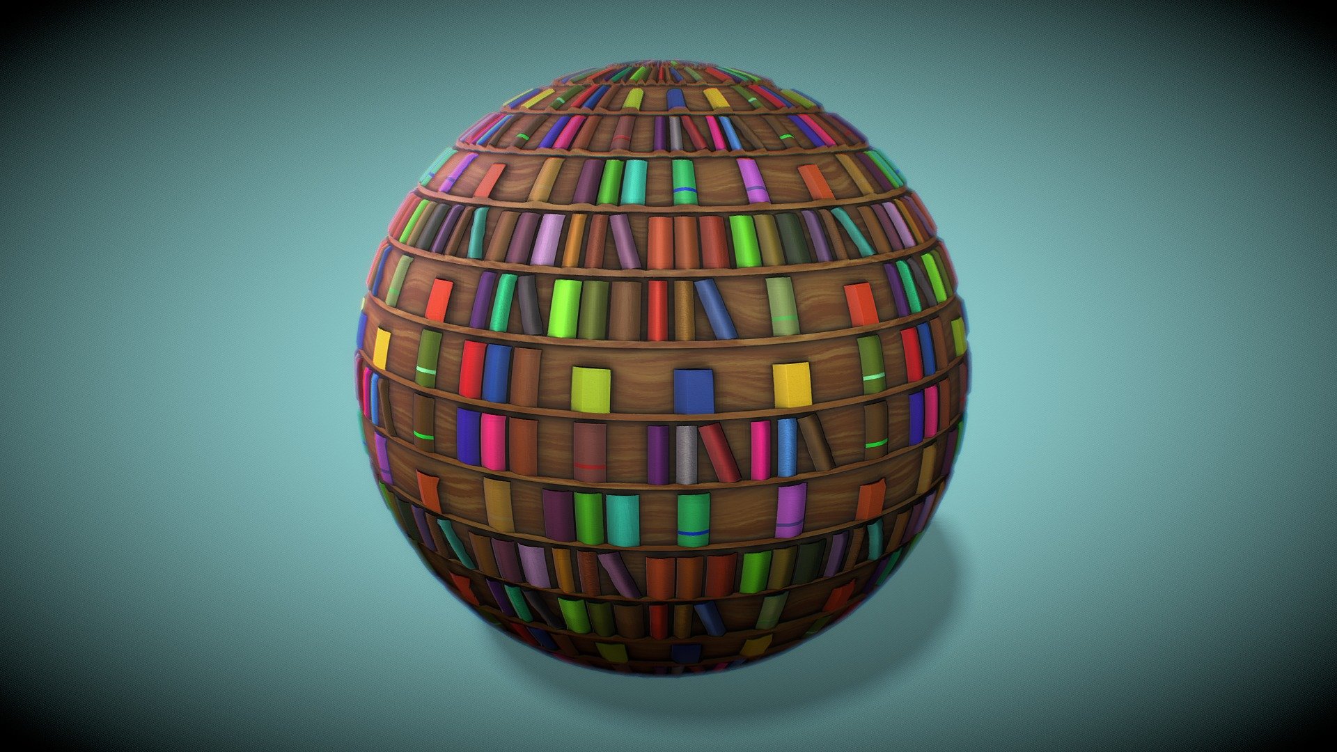 Book Shelf| Tile Texture - Download Free 3D model by CATholic [65403ee ...