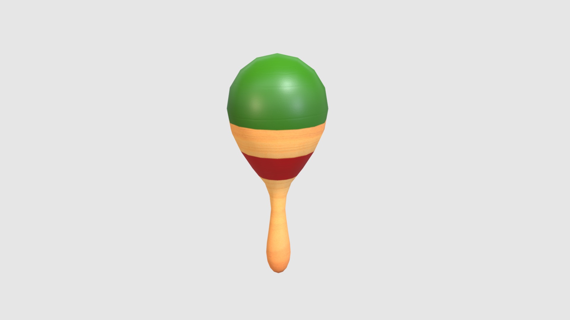 3D model Maraca - This is a 3D model of the Maraca. The 3D model is about chart, funnel chart.