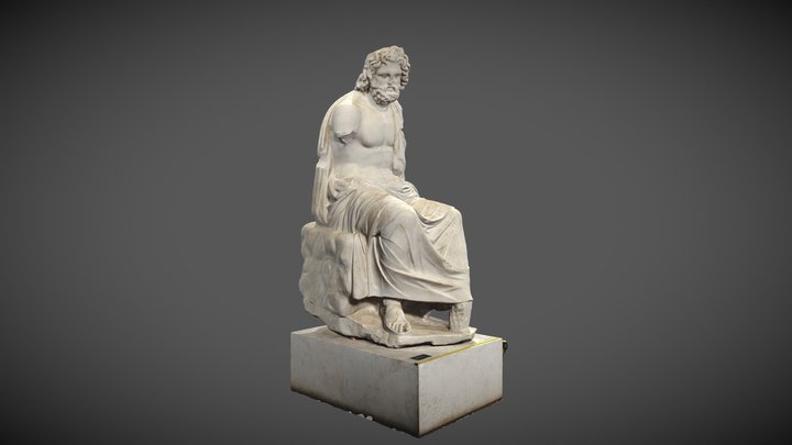 Statua di Zeus 3D Model