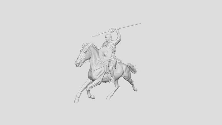 The Hunn Lancer's Charge – Kostenloses 3D-Modell STL