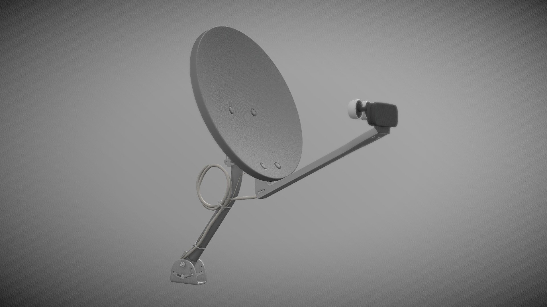 Home TV Satellite Dish Download Free 3D model by Lane Wallace