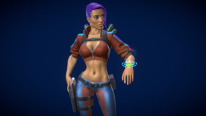 Bounty Hunter (Sculpt) 3D Model