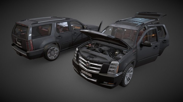 Cadillac Escalade - Dayz Bastard 3D Model