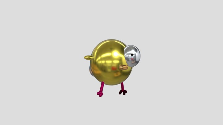 Sweety The Chick 3D Model