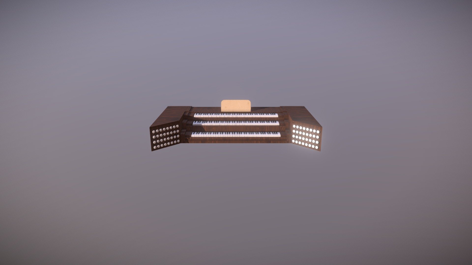 Organ console