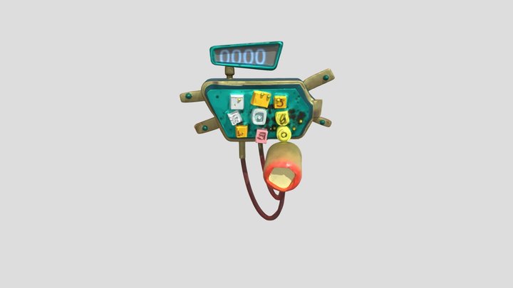 Combination Lock 3D Model