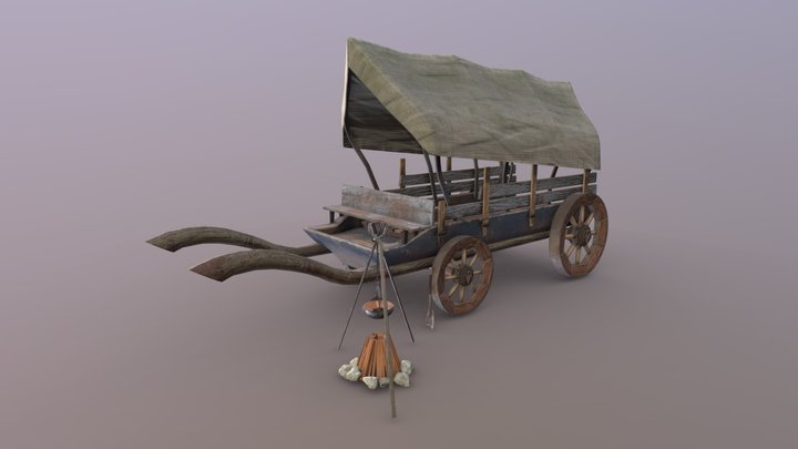 Traveler's Wagon - SGD 114 3D Model