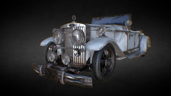 1929 Rolls-Royce Phantom 3D Model