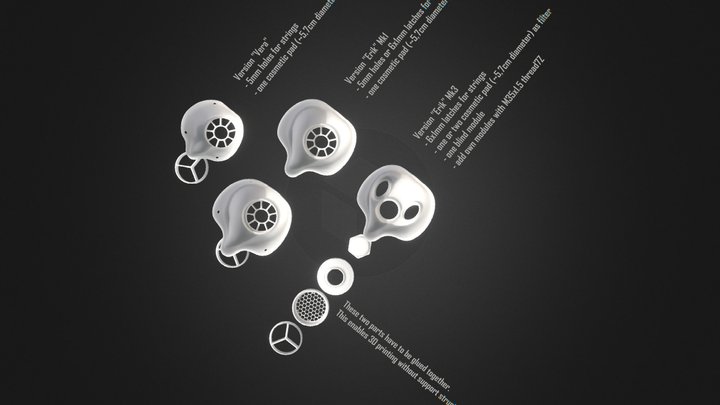 All Masks 3D Model