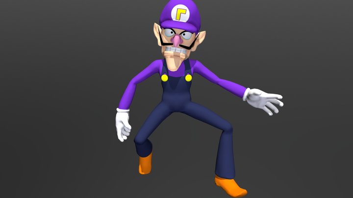 Waluigi 3D Model