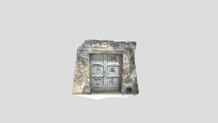 Building Door - Finale Ligure 3D Model