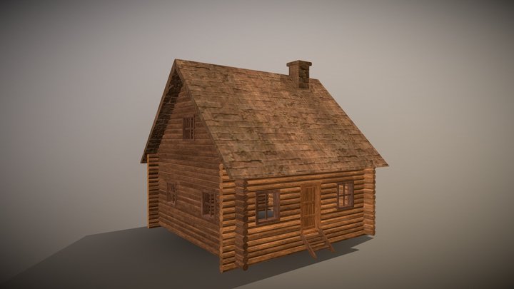 Forest Cabin | Game Ready 3D Environment Asset 3D Model
