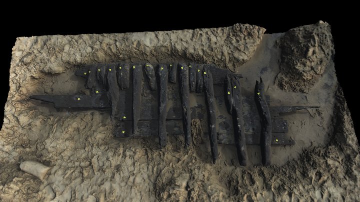 Studland Beach Wreck 3D Model