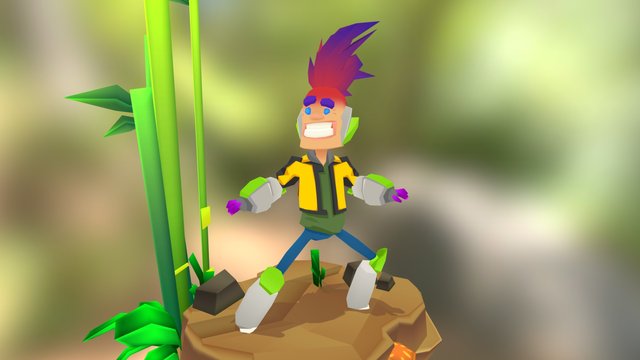 Runner Shaun 3D Model