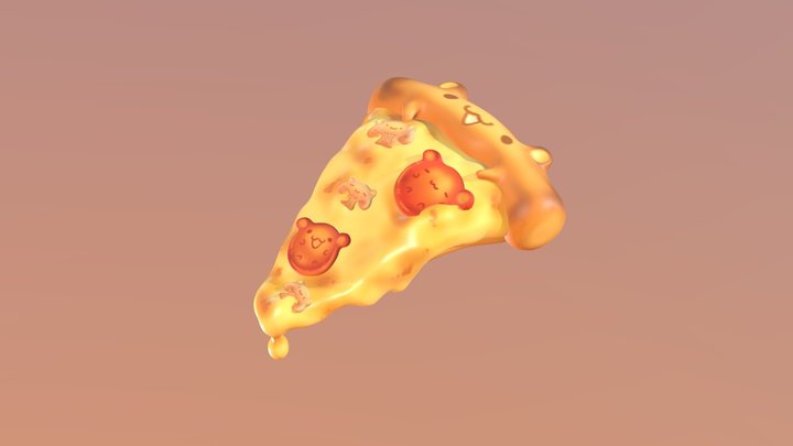 cute pizza 26th May 2020 3D Model