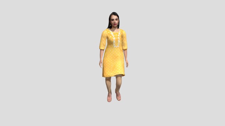 Woman Indian1 3D Model